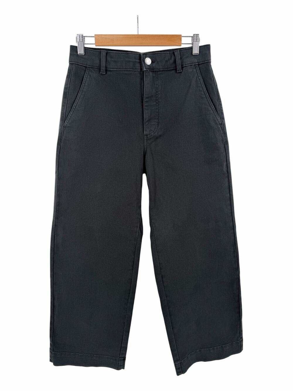 Everlane The Utility Wide Leg Pant in black Size 6R